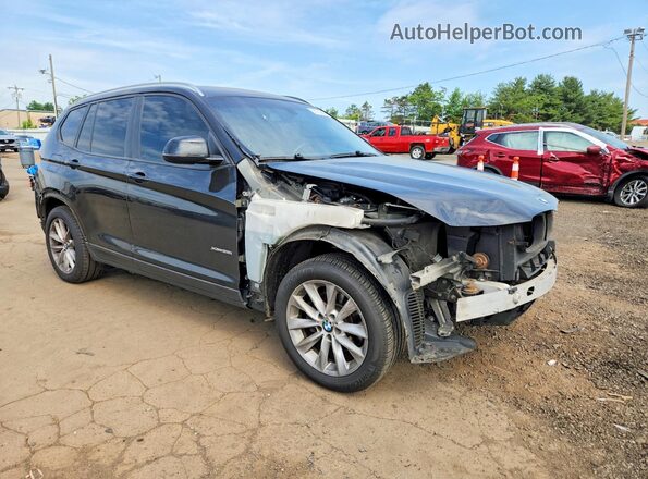 5UXWX9C3XH0T16757 2017 BMW X3 Black Front right