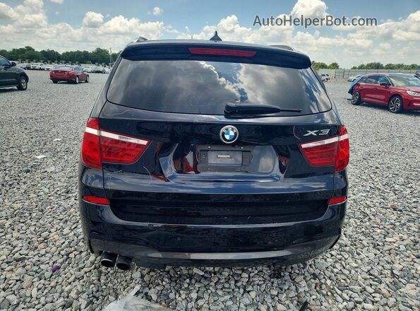 5UXWX9C3XH0T22154 2017 BMW X3 Black Հետևի տեսք