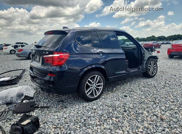 5UXWX9C3XH0T22154 2017 BMW X3 Black Հետևի աջ