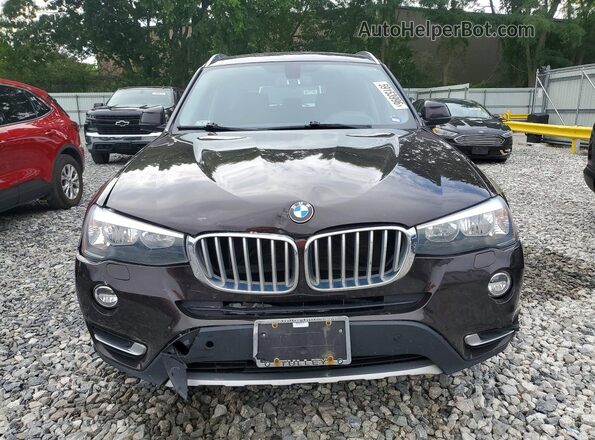 5UXWX9C50G0D86240 2016 BMW X3 Black Դիմացի տեսք