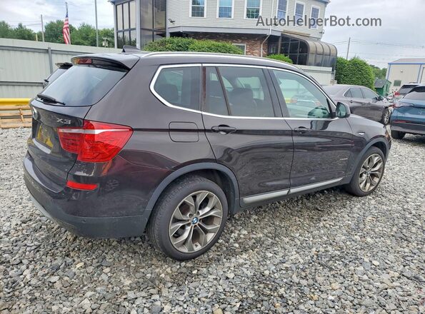 5UXWX9C50G0D86240 2016 BMW X3 Black Հետևի աջ