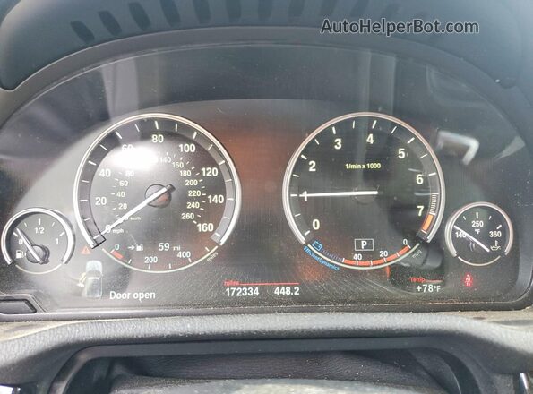 5UXWX9C50G0D86240 2016 BMW X3 Black Սարքավորումների վահանակի տեսք