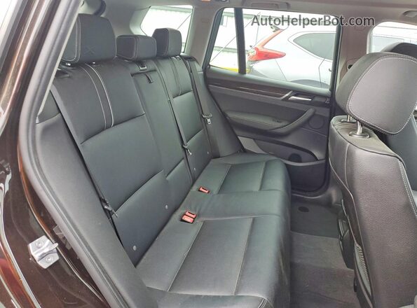 5UXWX9C50G0D86240 2016 BMW X3 Black Սալոնի հետևի տեսք