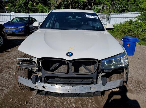 5UXWX9C50H0T14923 2017 BMW X3 White Widok z przodu