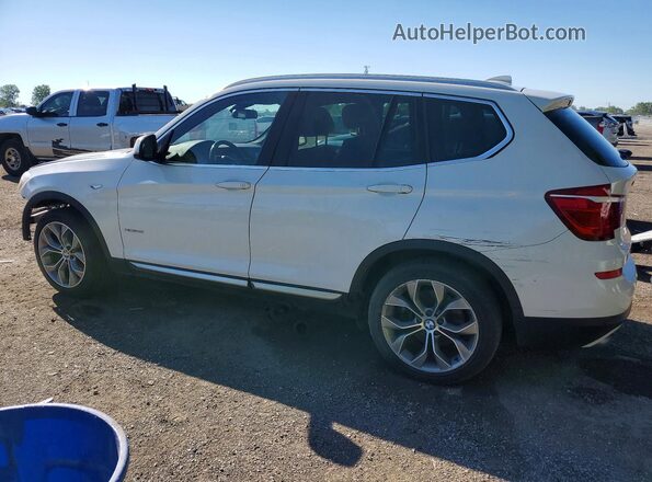 5UXWX9C50H0T14923 2017 BMW X3 White Tył lewy