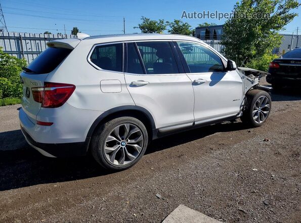 5UXWX9C50H0T14923 2017 BMW X3 White Tył prawy