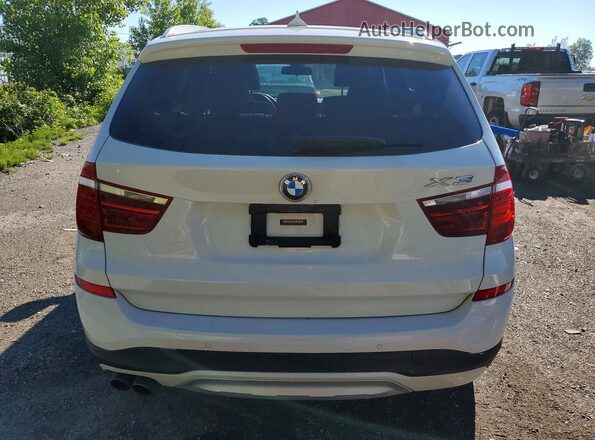 5UXWX9C50H0T14923 2017 BMW X3 White Widok z tyłu