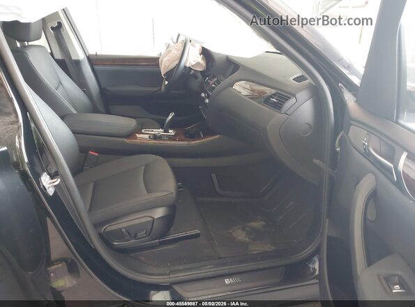 5UXWX9C51G0D92855 2016 BMW X3 Black Widok wnętrza z przodu