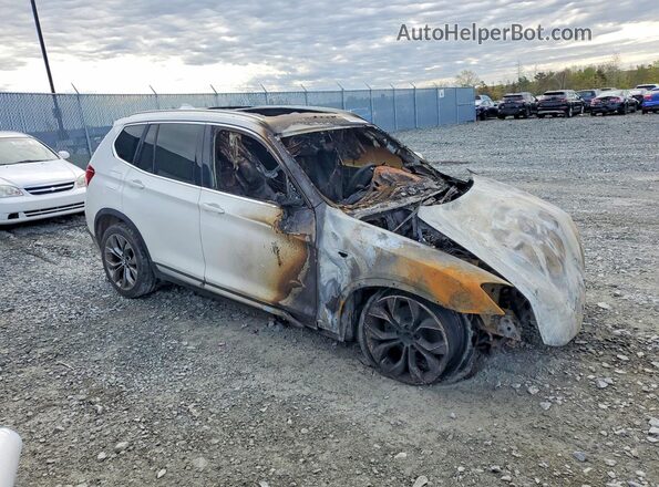 5UXWX9C51H0T02229 2017 BMW X3 White Front right