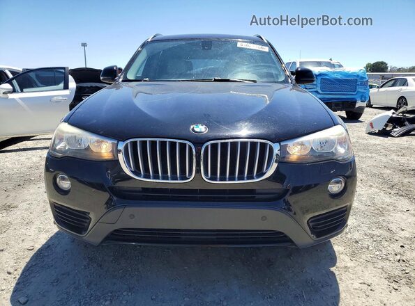 5UXWX9C52G0D63395 2016 BMW X3 Black Front view