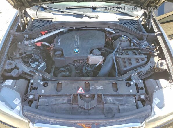 5UXWX9C52G0D63395 2016 BMW X3 Black Engine compartment view