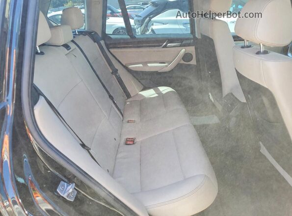 5UXWX9C52G0D63395 2016 BMW X3 Black Rear interior view