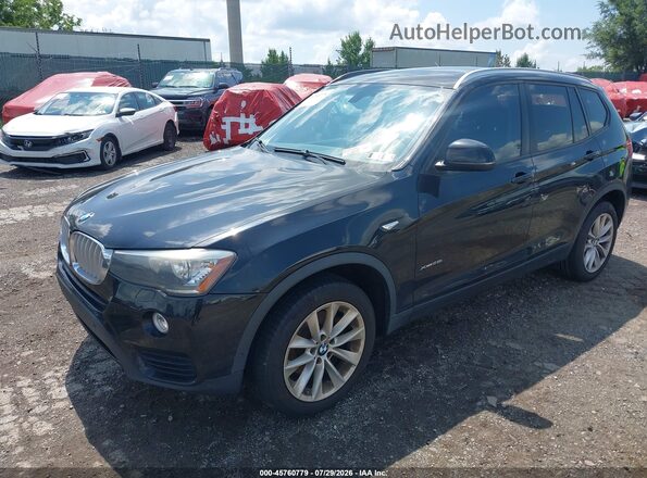 5UXWX9C52G0D63686 2016 BMW X3 Black წინა მარცხენა ხედი სამი მეოთხედიდან