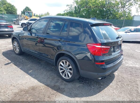 5UXWX9C52G0D63686 2016 BMW X3 Black უკანა მარცხენა