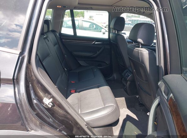 5UXWX9C52G0D63686 2016 BMW X3 Black VIN კოდის სტიკერის ხედი