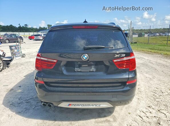 5UXWX9C52G0D89883 2016 BMW X3 Black Vista trasera
