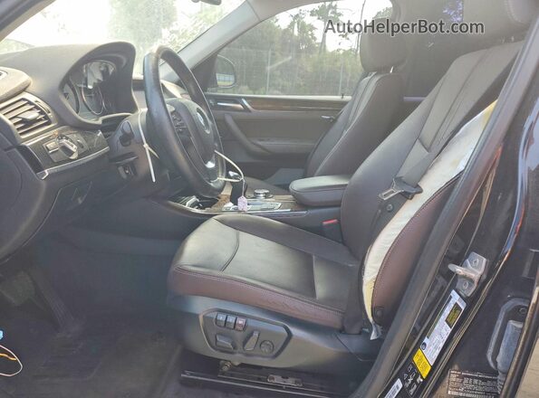 5UXWX9C52G0D89883 2016 BMW X3 Black Vista interior delantera