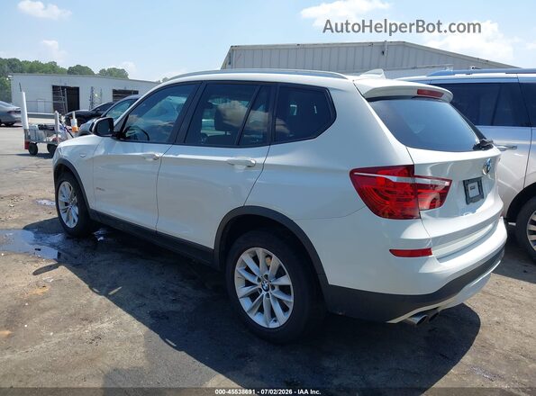 5UXWX9C52G0D95005 2016 BMW X3 White Հետևի ձախ