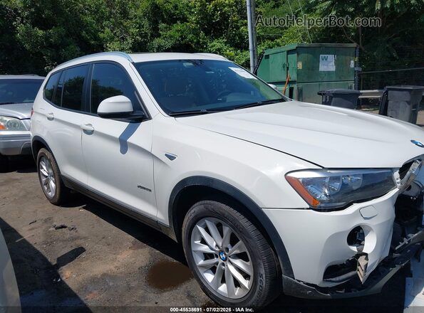 5UXWX9C52G0D95005 2016 BMW X3 White Սալոնի հետևի տեսք
