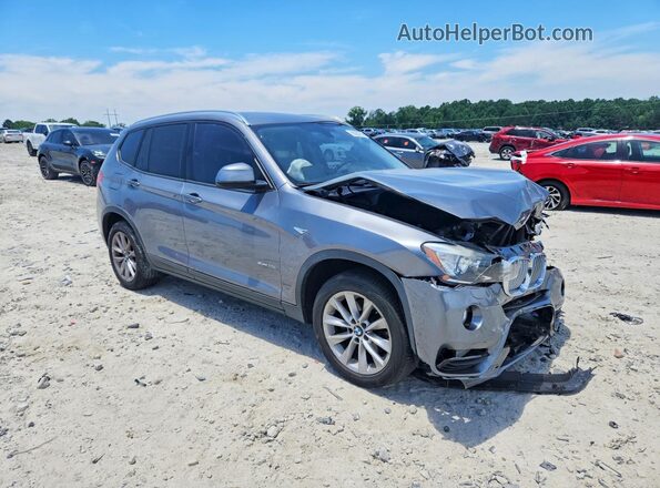 5UXWX9C52H0T07102 2017 BMW X3 Gray Առջևի աջ