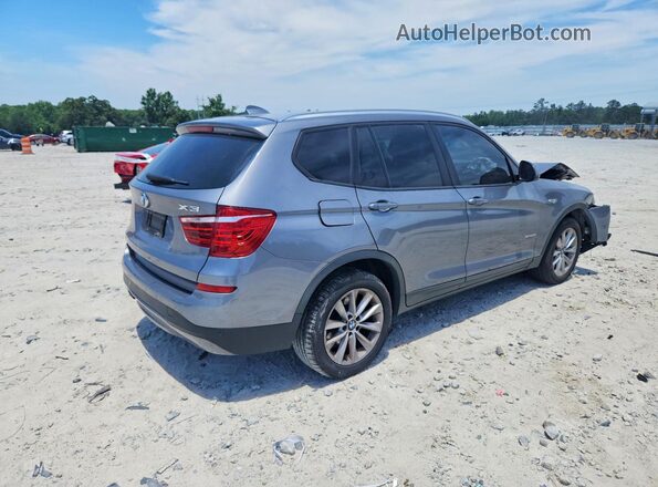 5UXWX9C52H0T07102 2017 BMW X3 Gray Հետևի աջ