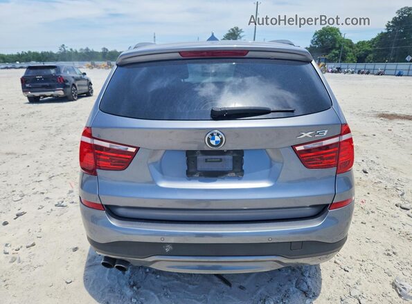 5UXWX9C52H0T07102 2017 BMW X3 Gray Հետևի տեսք