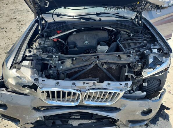 5UXWX9C52H0T07102 2017 BMW X3 Gray Շարժիչի բաժամունքի տեսք