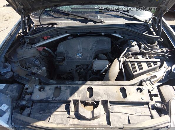 5UXWX9C52H0T07228 2017 BMW X3 Серебряный Вид сзади