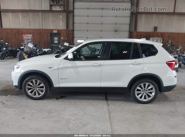 5UXWX9C52H0T10470 2017 BMW X3 White Widok wnętrza 360 stopni