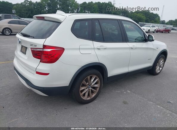 5UXWX9C52H0T12655 2017 BMW X3 White Tył prawy