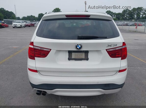 5UXWX9C52H0T12655 2017 BMW X3 White 