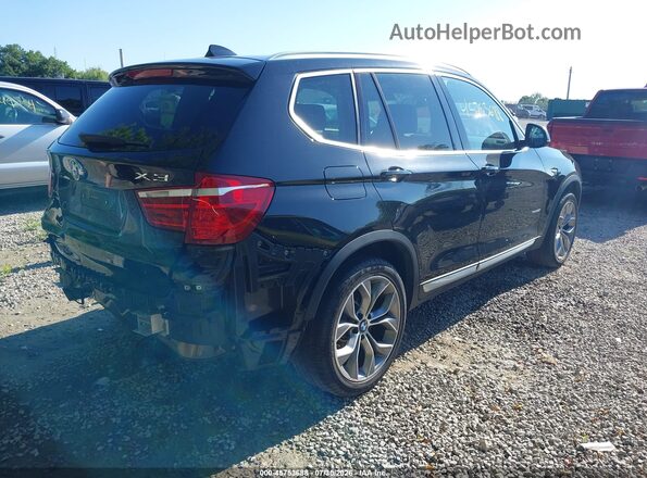 5UXWX9C53G0D71957 2016 BMW X3 Black უკანა მარჯვენა