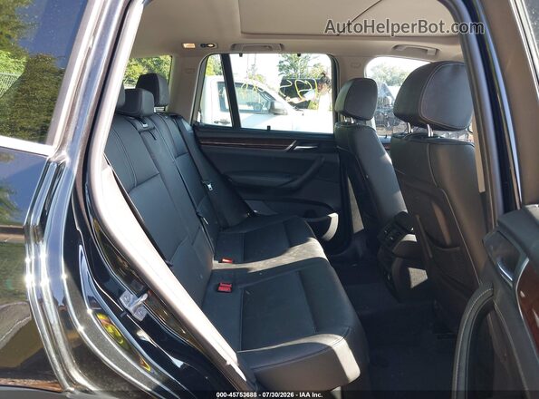 5UXWX9C53G0D71957 2016 BMW X3 Black VIN კოდის სტიკერის ხედი