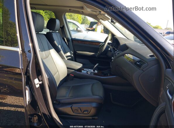 5UXWX9C53G0D71957 2016 BMW X3 Black წინა სალონის ხედი