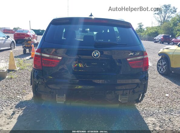 5UXWX9C53G0D71957 2016 BMW X3 Black წინა ხედი