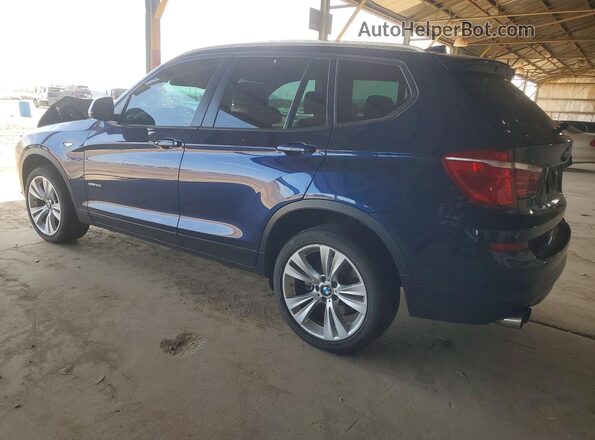 5UXWX9C53G0D72865 2016 BMW X3 Blue Задня ліва чверть