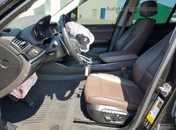 5UXWX9C53G0D76852 2016 BMW X3 Black Front interior view