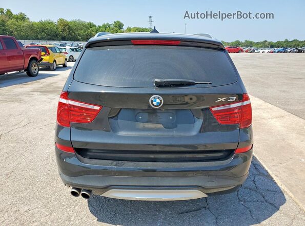 5UXWX9C53G0D76852 2016 BMW X3 Black Rear view