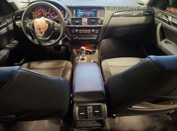 5UXWX9C53H0T01714 2017 BMW X3 Black Widok deski rozdzielczej