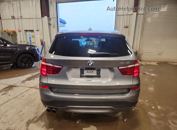 5UXWX9C53H0T01714 2017 BMW X3 Black Widok z tyłu