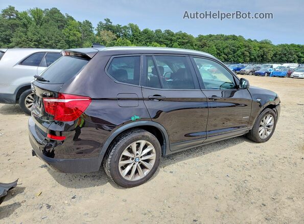5UXWX9C54G0D66430 2016 BMW X3 Black Задня права чверть