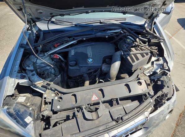 5UXWX9C54G0D77816 2016 BMW X3 Серебряный Вид подкапотного пространства
