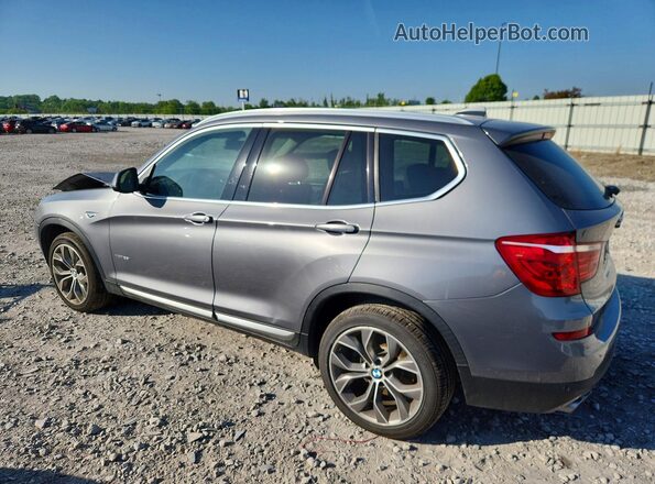 5UXWX9C54G0D84670 2016 BMW X3 Gray Задня ліва чверть