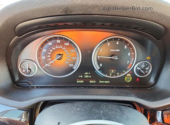 5UXWX9C54G0D84670 2016 BMW X3 Gray Вид щитка приладів