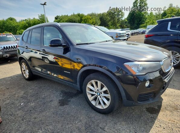 5UXWX9C54H0T04797 2017 BMW X3 Black Передня права чверть