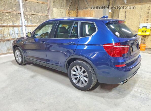 5UXWX9C55G0D68459 2016 BMW X3 Blue Rear left