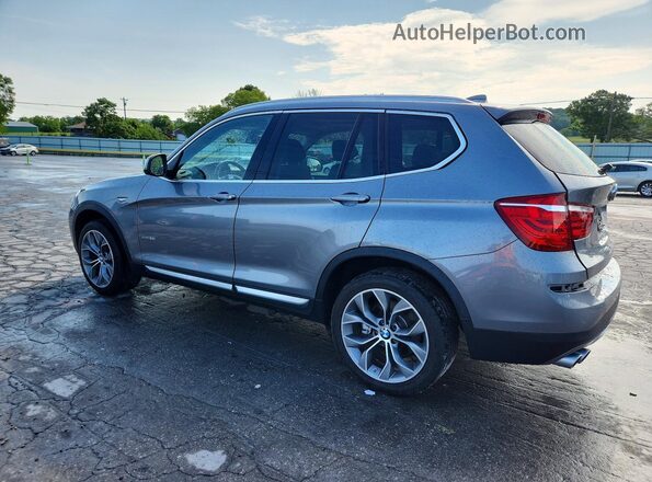 5UXWX9C55G0D75119 2016 BMW X3 Угольный Задняя левая четверть