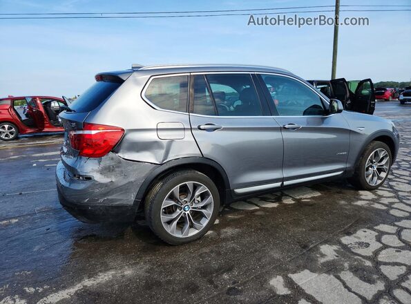 5UXWX9C55G0D75119 2016 BMW X3 Угольный Задняя правая четверть