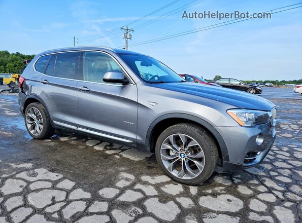 5UXWX9C55G0D75119 2016 BMW X3 Угольный Передняя правая четверть