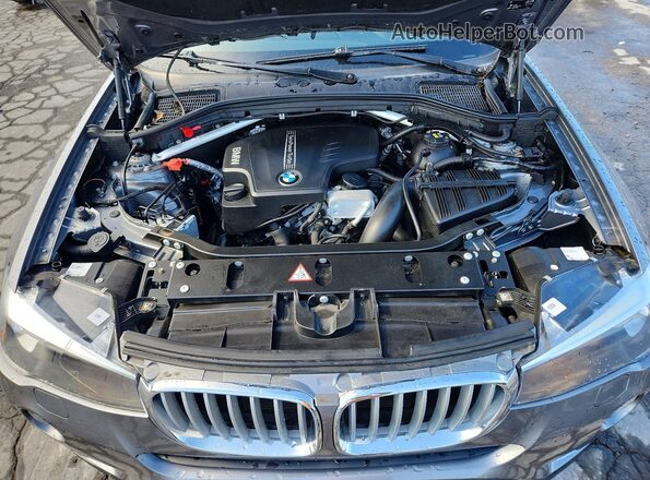 5UXWX9C55G0D75119 2016 BMW X3 Угольный Вид подкапотного пространства